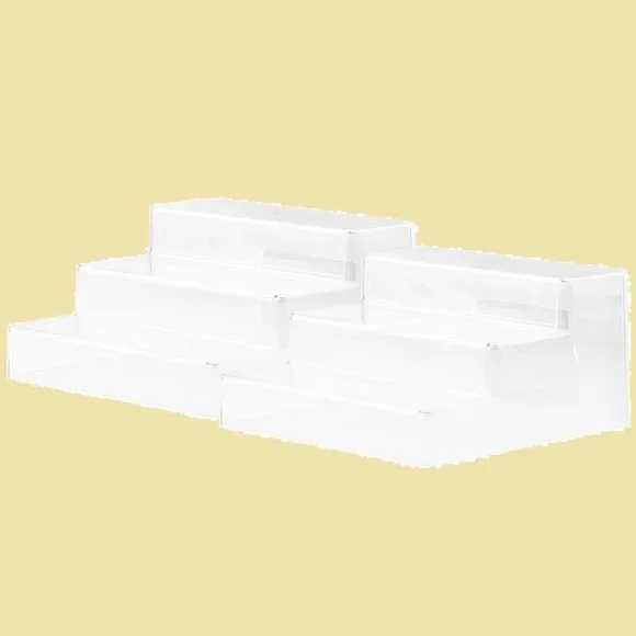 Storage Terrace Riser The Home Edit | Kitchen | The Home Edit Original Set 2 Clear Plastic ...
